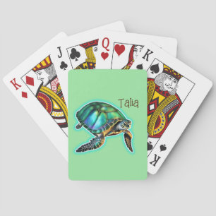 Sea Turtle Poker Cards