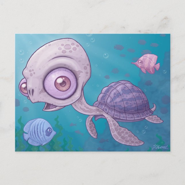 Sea Turtle Postcard (Front)