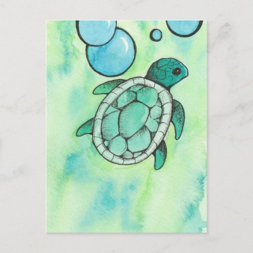 Sea Turtle Postcard