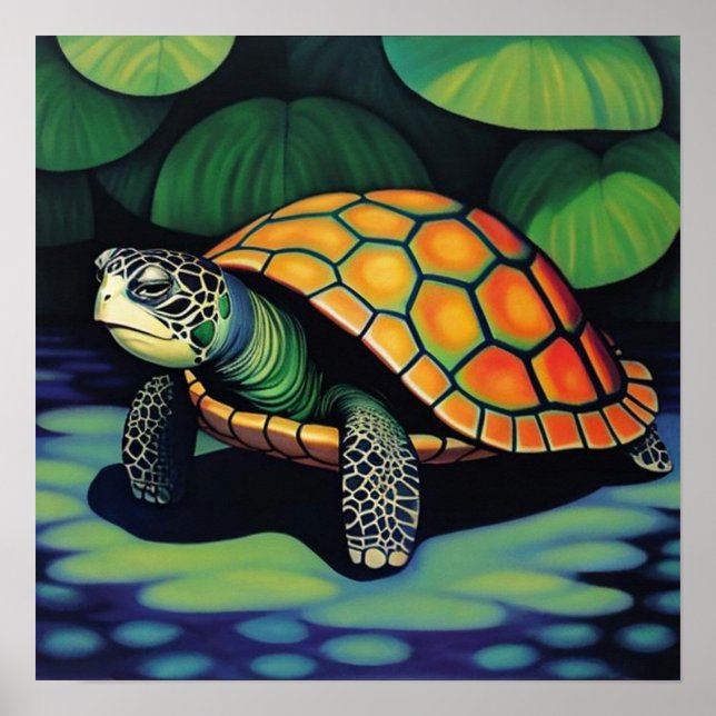 Sea Turtle Poster (Front)