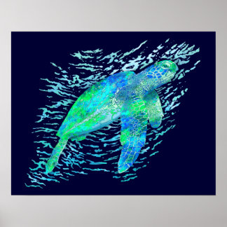 Sea Turtle Posters | Zazzle