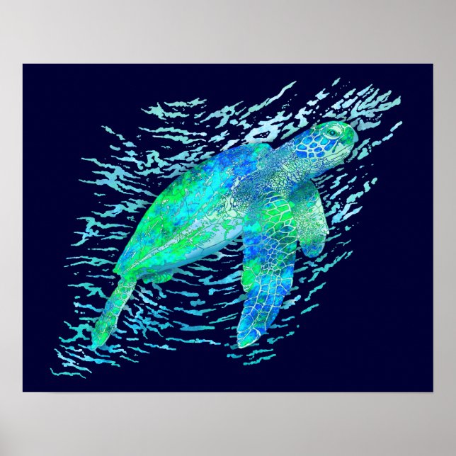 Sea Turtle Poster (Front)