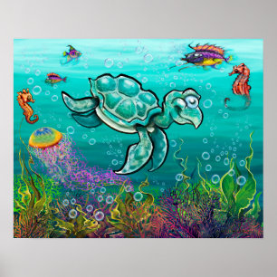 Sea Turtle Poster