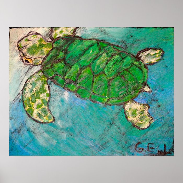 Sea Turtle Posters