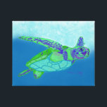 Sea Turtle Print<br><div class="desc">Sea Turtle Print by artist, Jan Chalif</div>