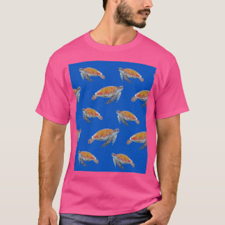 Sea Turtle Print Graphic T-Shirt