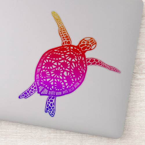 Sea Turtle Protect Planet Save Earth Sticker