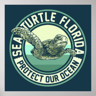 Sea Turtle Protection Poster