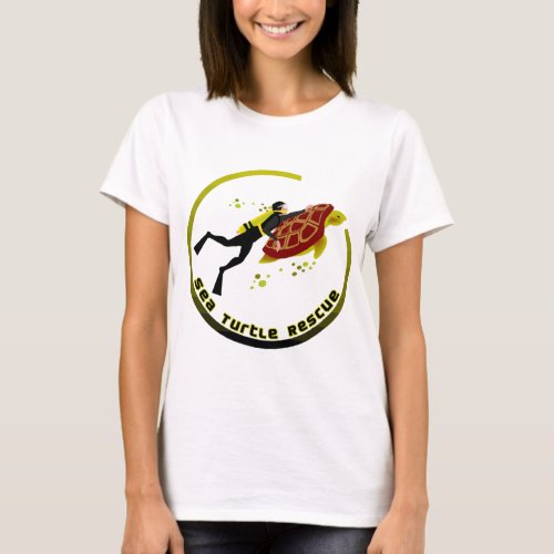 Sea Turtle Rescue T_Shirt