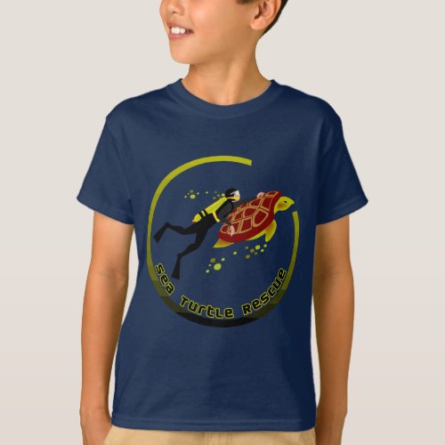 Sea Turtle Rescue T_Shirt