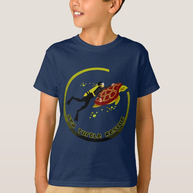 Sea Turtle Rescue T-Shirt (Front)