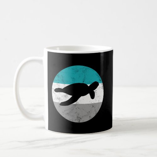 Sea Turtle Retro Gift For Men Or Boys Coffee Mug