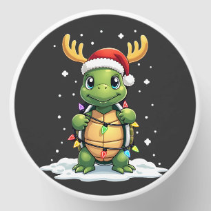 Sea Turtle Santa Christmas Lights Cute Xmas Men Wo Mini Candle Favors