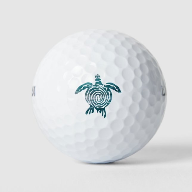 Sea Turtle Save The Turtle Golf Balls (Front)