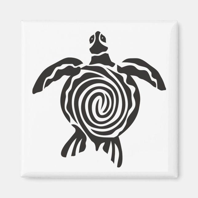 Sea Turtle Save The Turtle Magnet (Front)