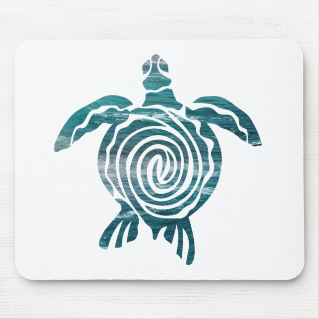 Sea Turtle Save The Turtle Mouse Pad (Front)