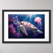 Sea Turtle Series – Jelly Reef Light