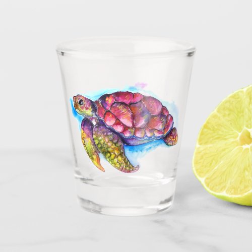 Sea Turtle Shot Glass