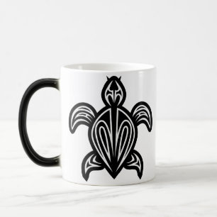 Sea turtle silhouette Color Morph Mug