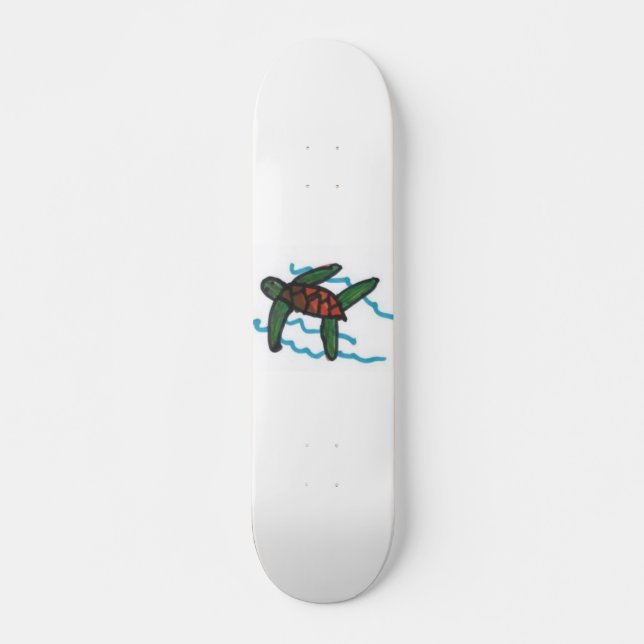 sea turtle skate bord skateboard deck (Front)