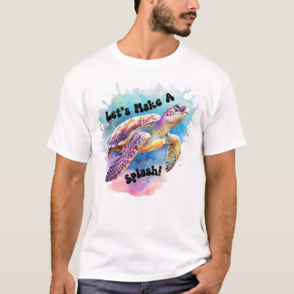 Sea Turtle Splash T-Shirt
