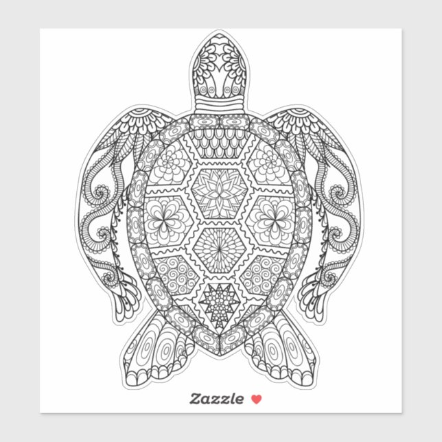 SEA TURTLE STICKER (Sheet)