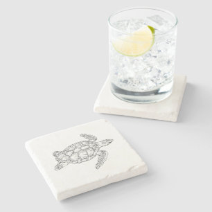 Sea Turtle  Stone Coaster