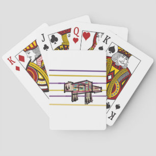 Sea turtle summer poker cards