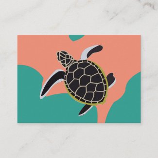 Sea Turtle Swimming 