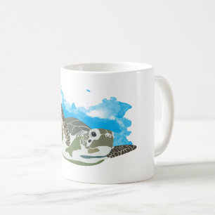 Sea Turtle Swimming Coffee Mug