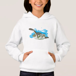 Sea Turtle Swimming Hoodie
