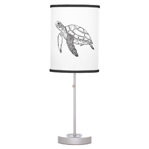 sea turtle table lamp