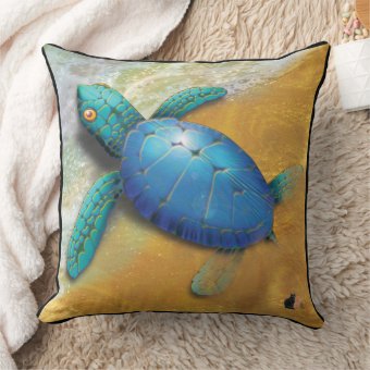 Sea Turtle Throw Pillow | Zazzle