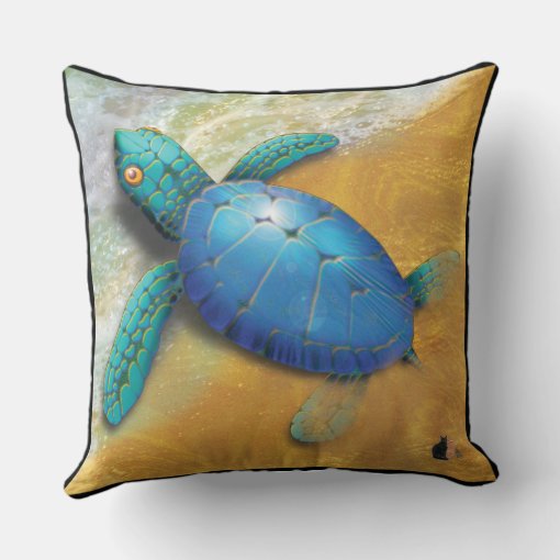 Sea Turtle Throw Pillow | Zazzle