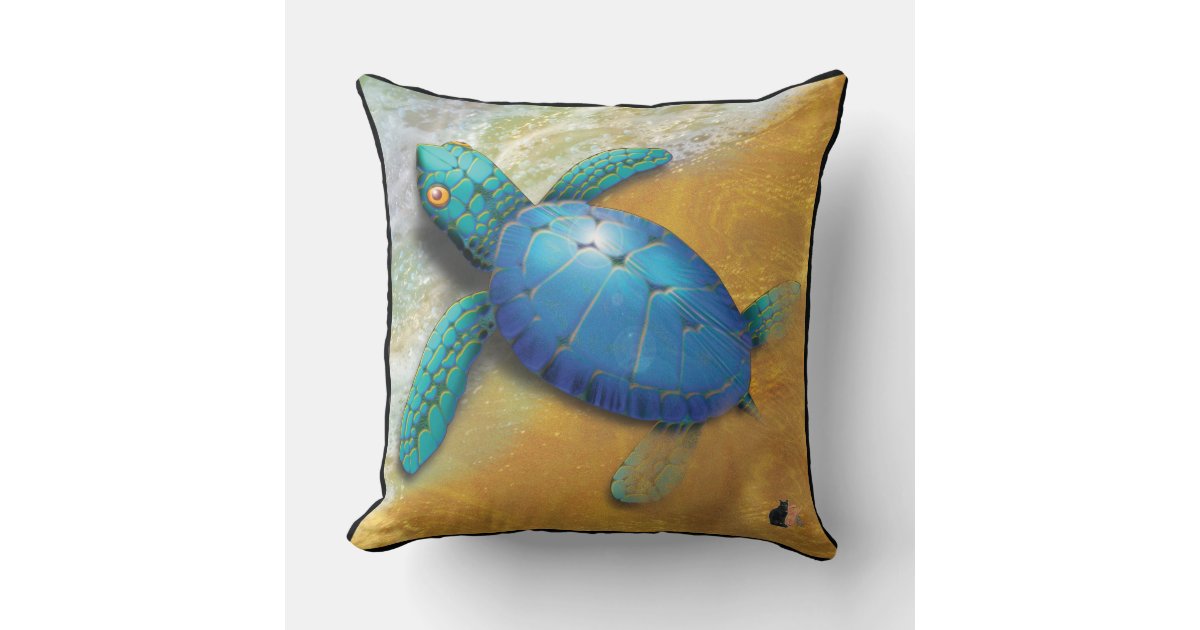 Sea Turtle Throw Pillow | Zazzle