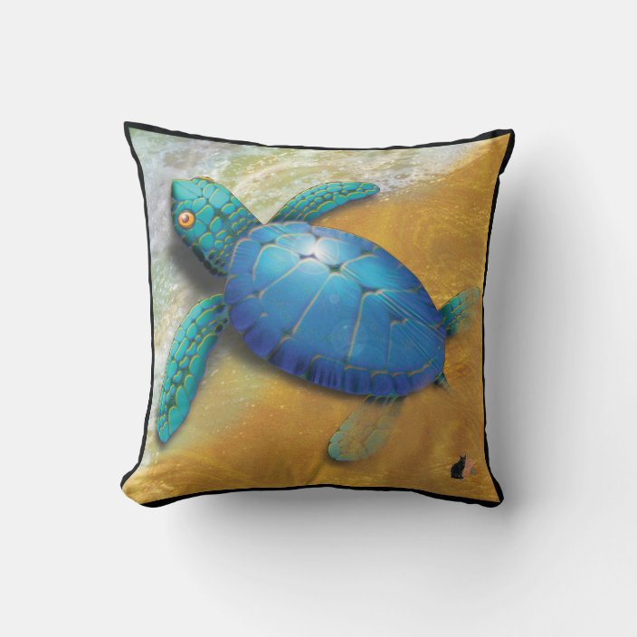 Sea Turtle Throw Pillow | Zazzle.com