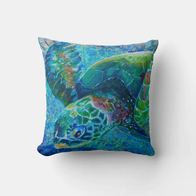 Sea Turtle Throw Pillow Zazzle