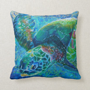 Sea Turtle Throw Pillow