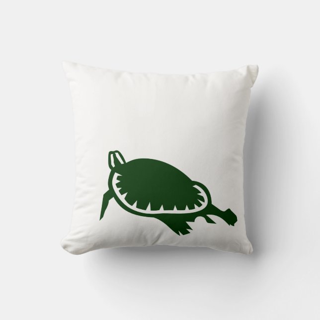 Sea Turtle Throw Pillow (Front)