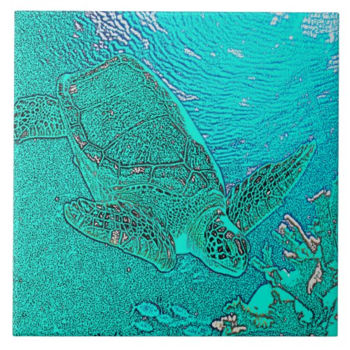 Sea Turtle Tile