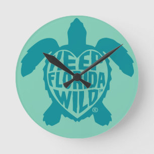 Sea Turtle Time Wall clock