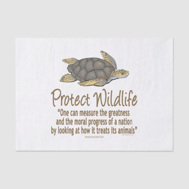 Sea Turtle Tissue Paper (Front)