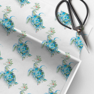 Sea Turtle Tissue Paper Tropical Beach Christmas