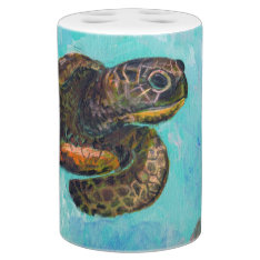 Sea Turtle Toothbrush And Soap Dispenser at Zazzle