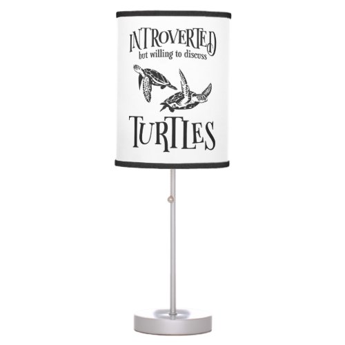 Sea Turtle Tortoise Introverted Table Lamp