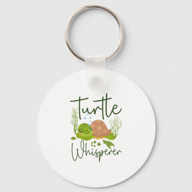 Sea Turtle Tortoise Turtle Keychain (Front)