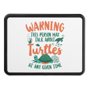 Sea Turtle Tortoise Warning This Hitch Cover