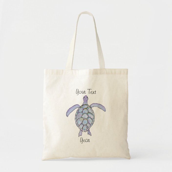 sea turtle tote bag