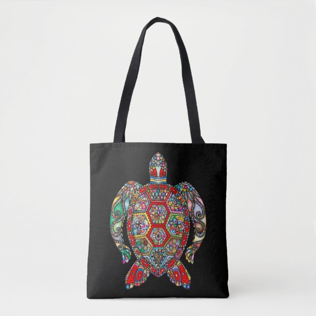 sea turtle tote bag (Front)