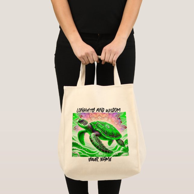Sea turtle tote bag (Front (Product))